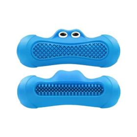 Rubber Crazy Monster Squeaky Toys For Dogs,Toy For Chewers,Non Toxic Chew Toys (Color: Blue)